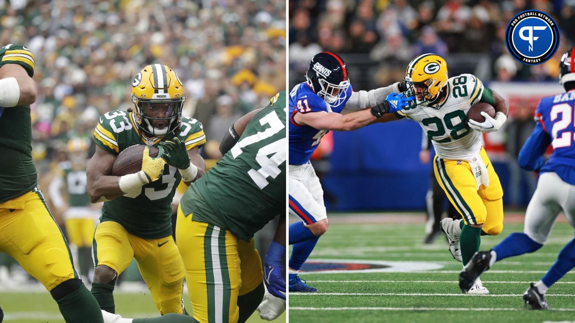 Should You Start Aaron Jones or AJ Dillon for Fantasy Football Week 15?