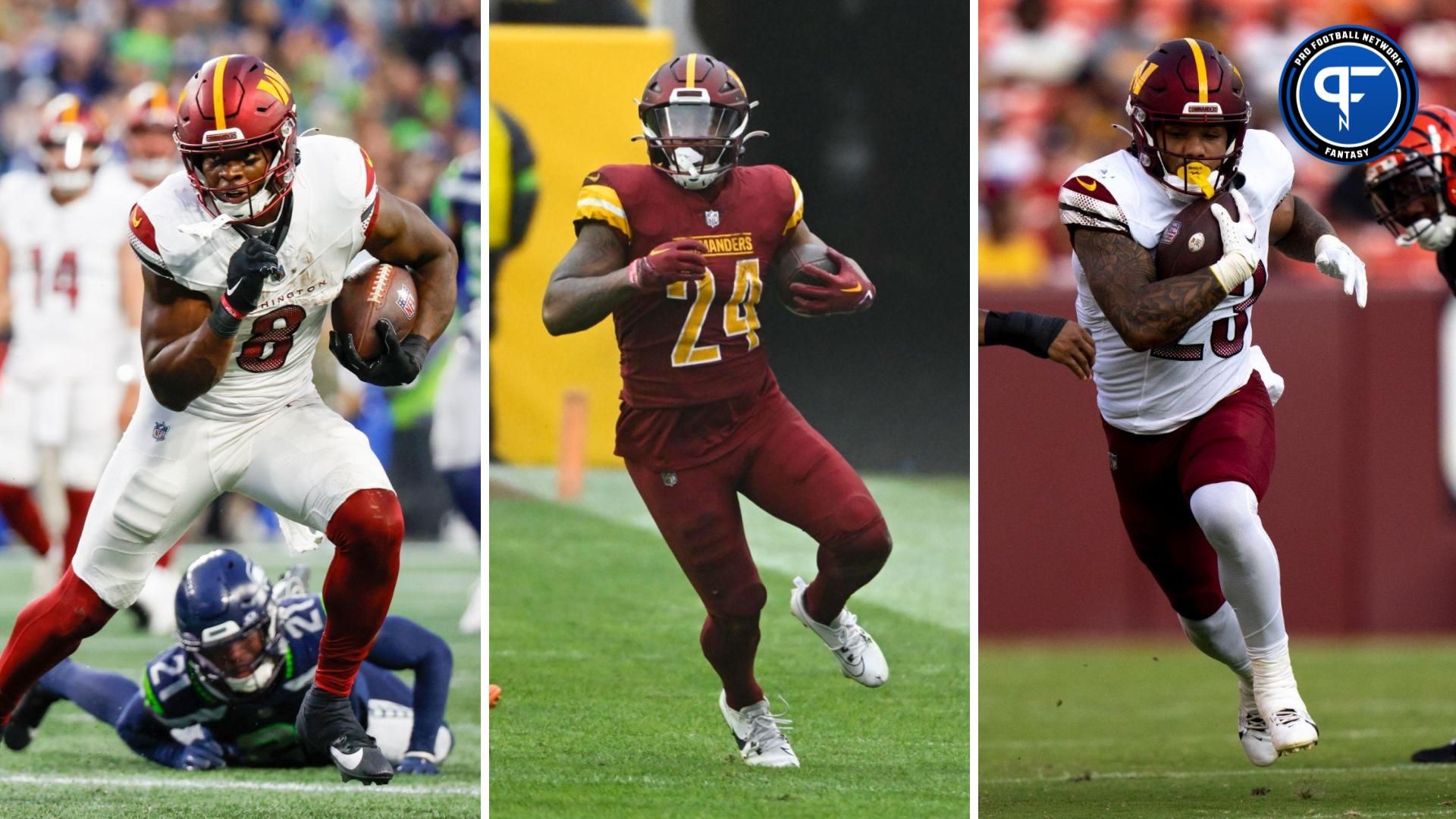 Brian Robinson Jr., Antonio Gibson, and Chris Rodriguez Jr. Start/Sit Week 16: Which Commanders RBs Can You Trust vs. the Jets?