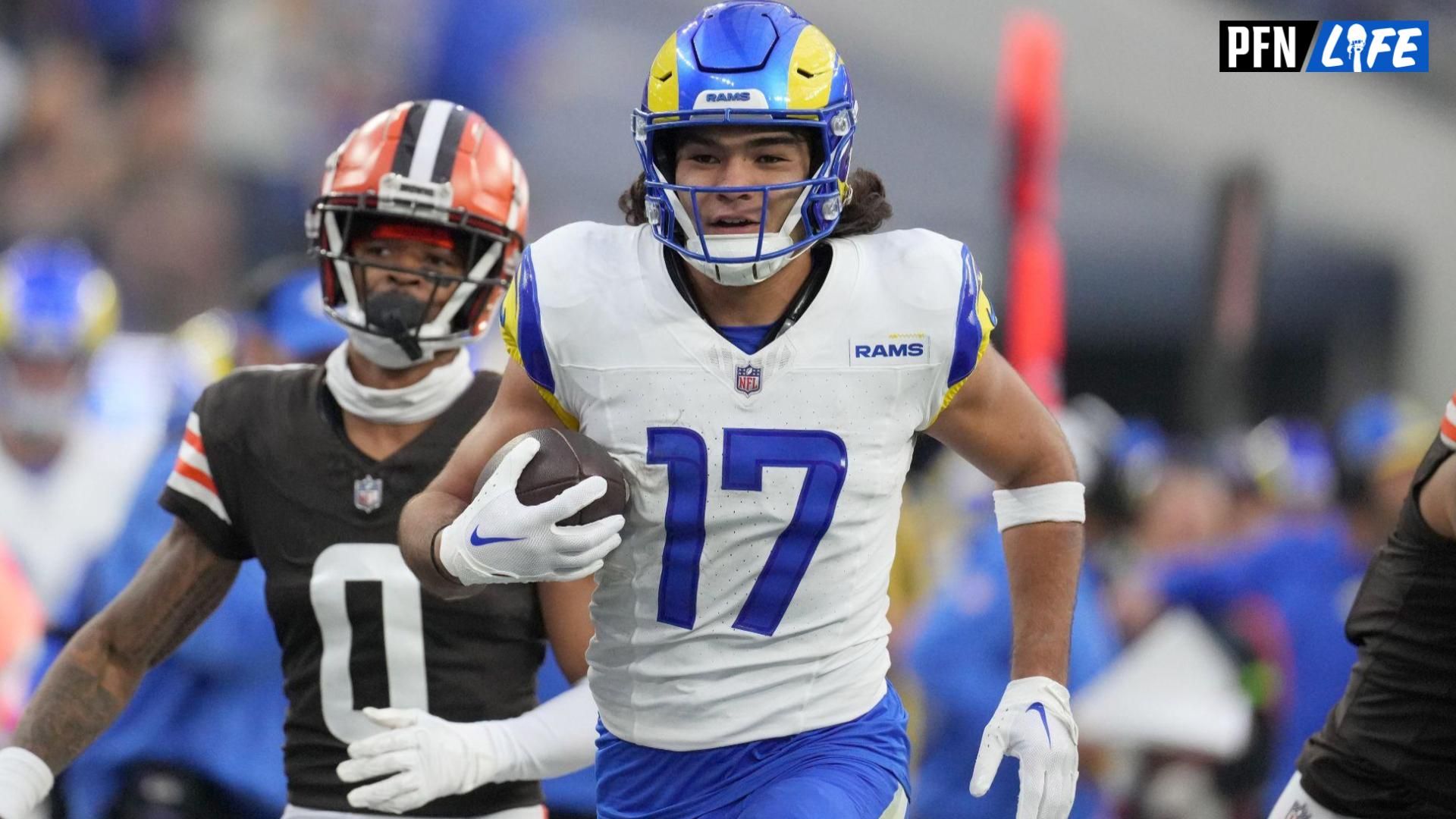 Rams wide receiver Puka Nacua has taken the NFL by storm in his rookie season along with his girlfriend Hallie Aiono, who has gone viral on social media.