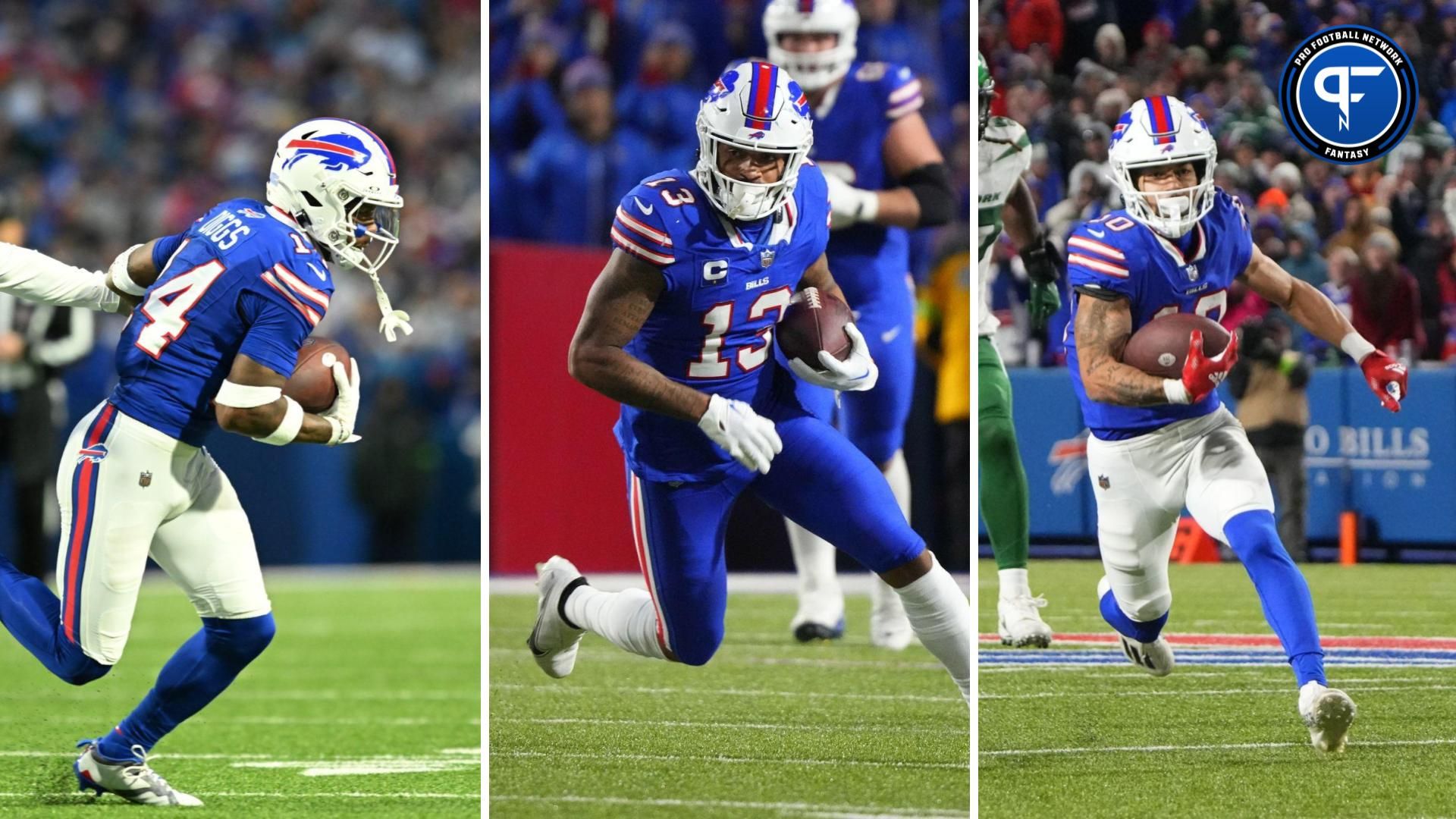 Stefon Diggs, Gabe Davis, and Khalil Shakir Start/Sit Week 16: Can You Trust the Bills' WRs Against the Chargers?