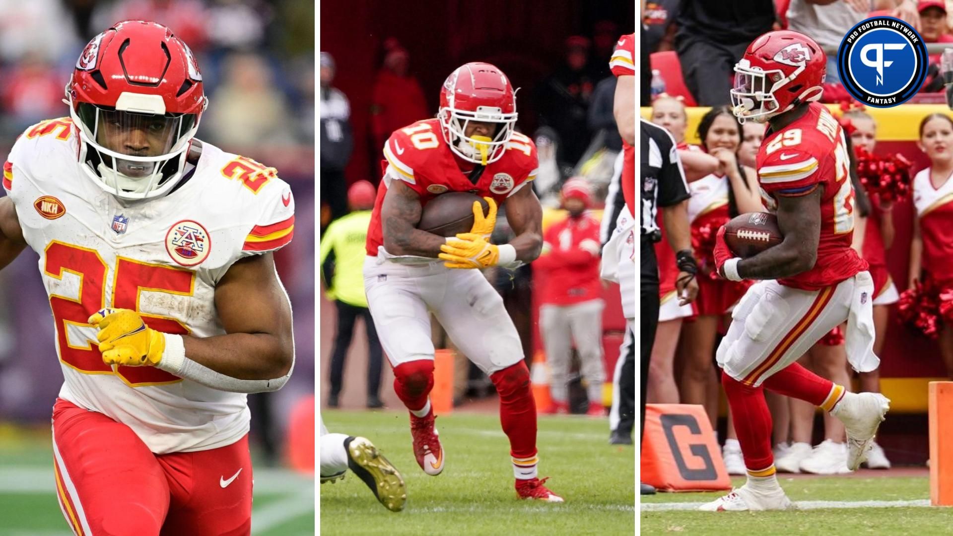 Should You Start Clyde Edwards-Helaire, Isiah Pacheco, or La'Mical Perine in Fantasy Football Week 17?