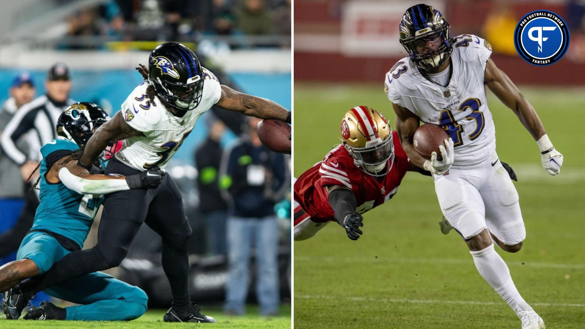 Should You Start Gus Edwards or Justice Hill in Fantasy Football Week 17?