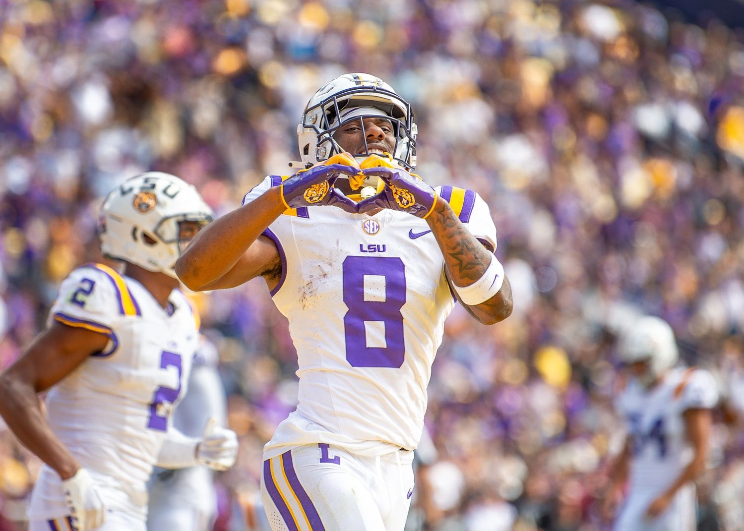 Malik Nabers 8 as the LSU Tigers take on Texas A&M in Tiger Stadium.