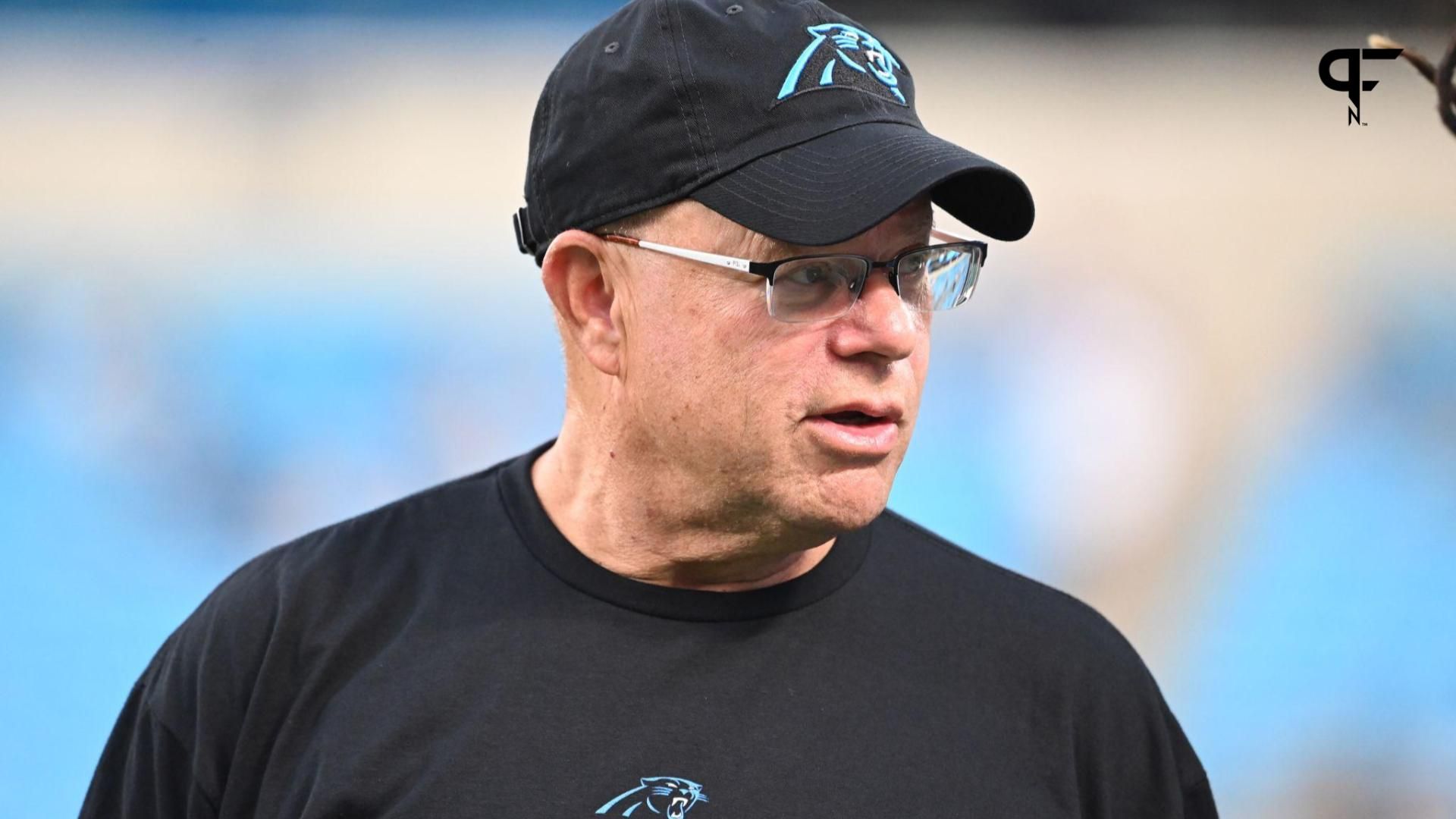 Carolina Panthers owner David Tepper before the game at Bank of America Stadium.