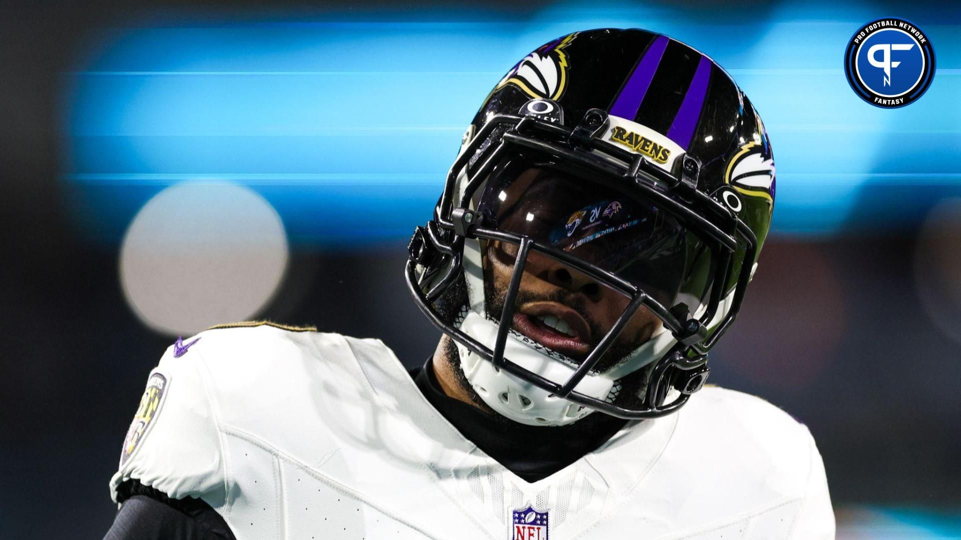 Baltimore Ravens wide receiver Odell Beckham Jr. (3) warms up before a game against the Jacksonville Jaguars at EverBank Stadium.