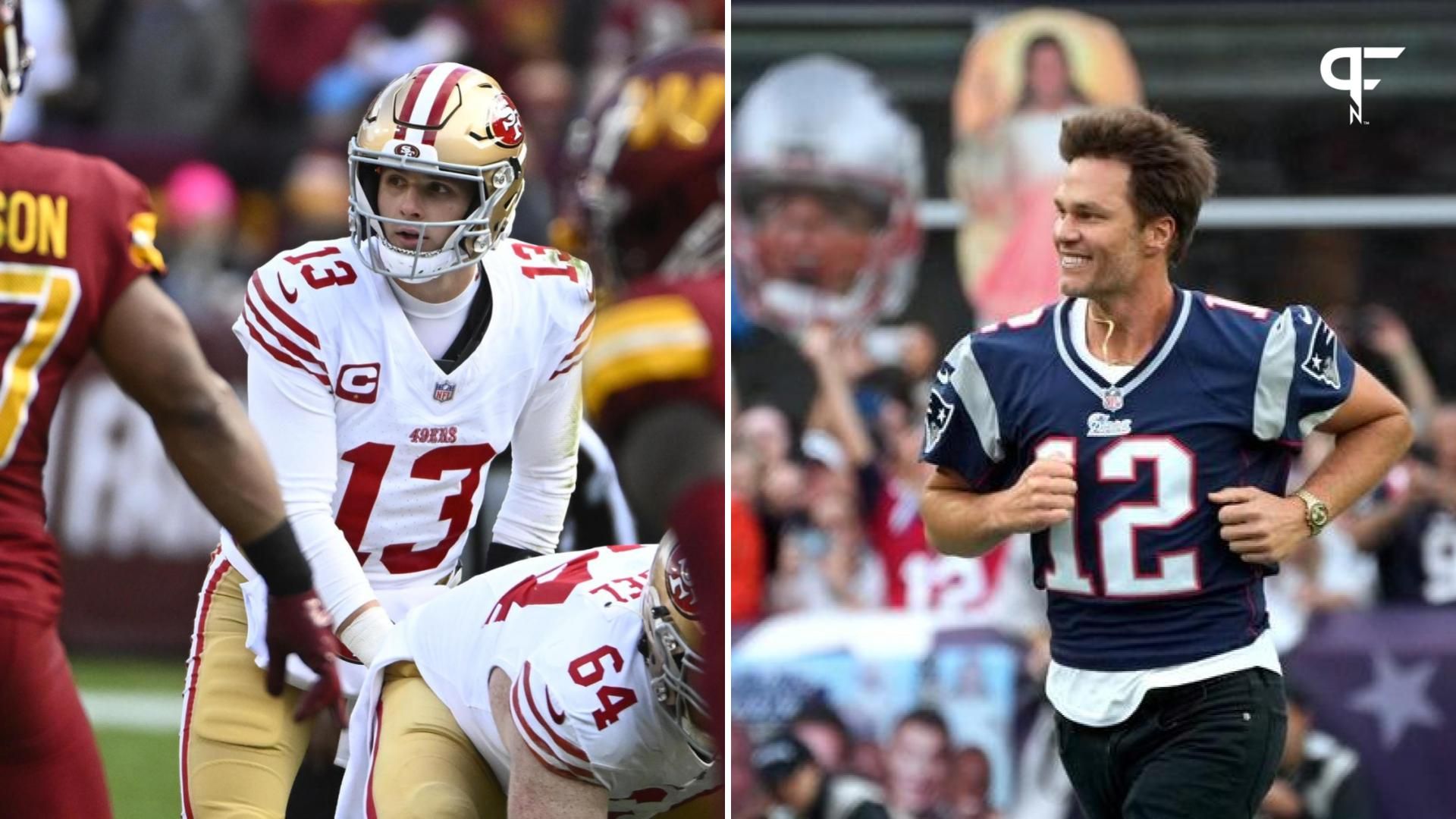 Brock Purdy Reveals That Kyle Shanahan and the 49ers Targeted Tom Brady – 'He’s the GOAT. I Get It'