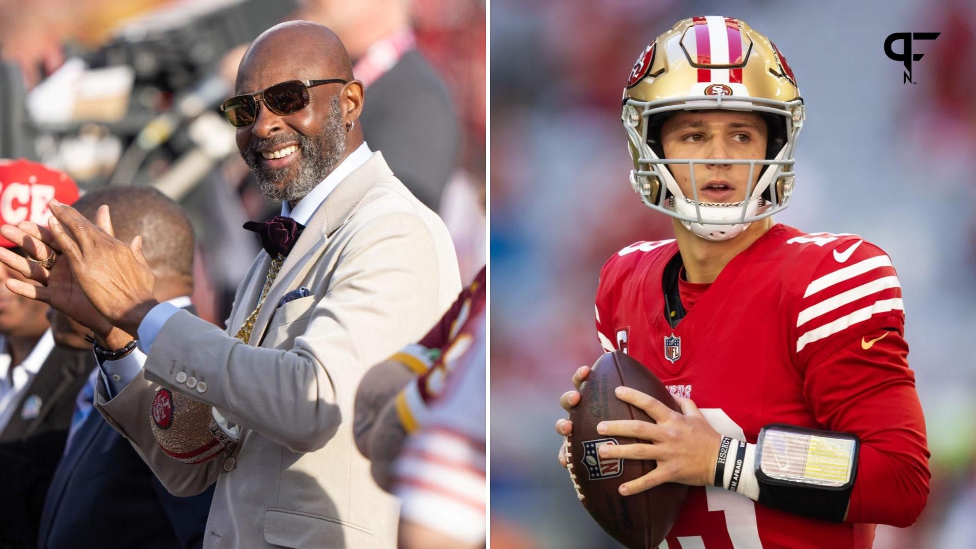 49ers Legend Jerry Rice Refers to Brock Purdy as 'An Elite Quarterback'