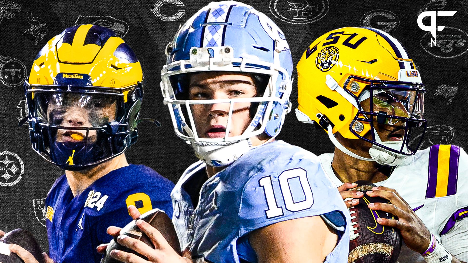 Lorenzo Reyna's 2024 NFL Mock Draft: Commanders Don't Take Drake Maye, While Jayden Daniels and J.J. McCarthy Get Pro Bowl WRs