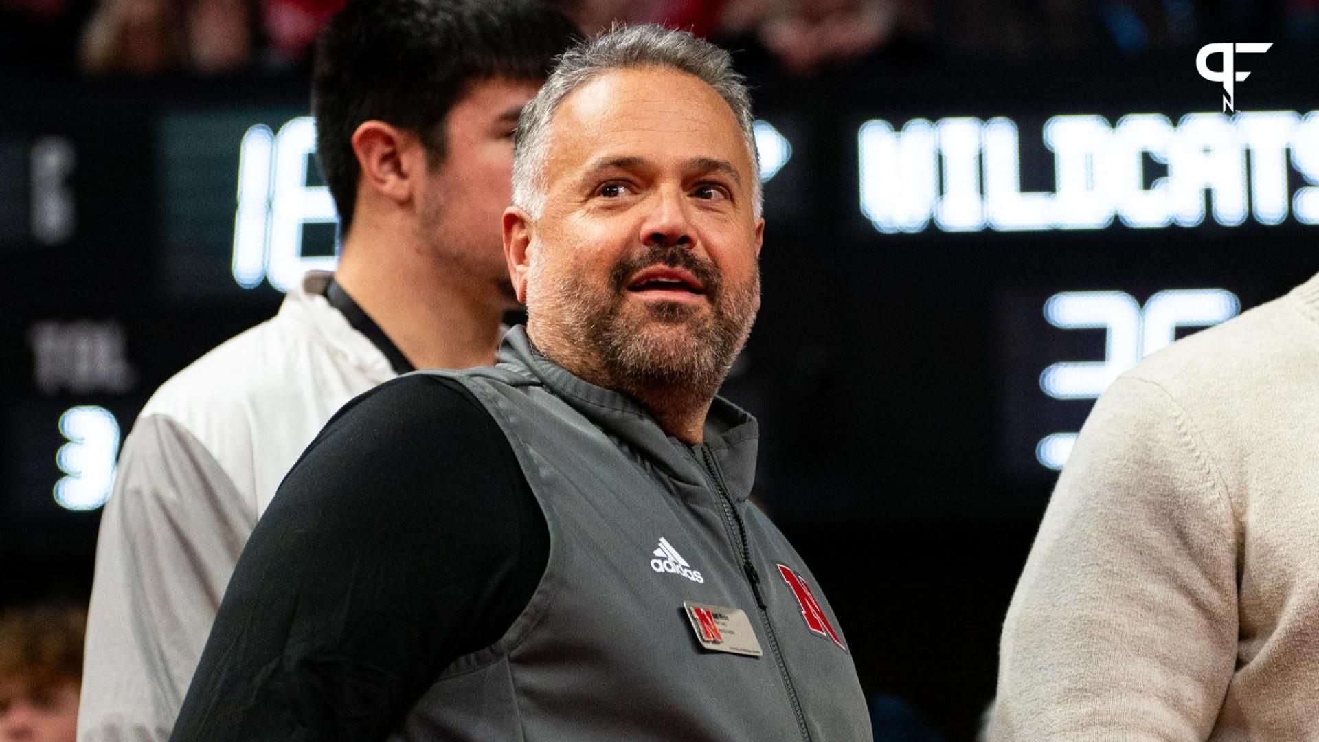 Nebraska Cornhuskers football head coach Matt Rhule during the second half against the Northwestern Wildcats at Pinnacle Bank Arena.