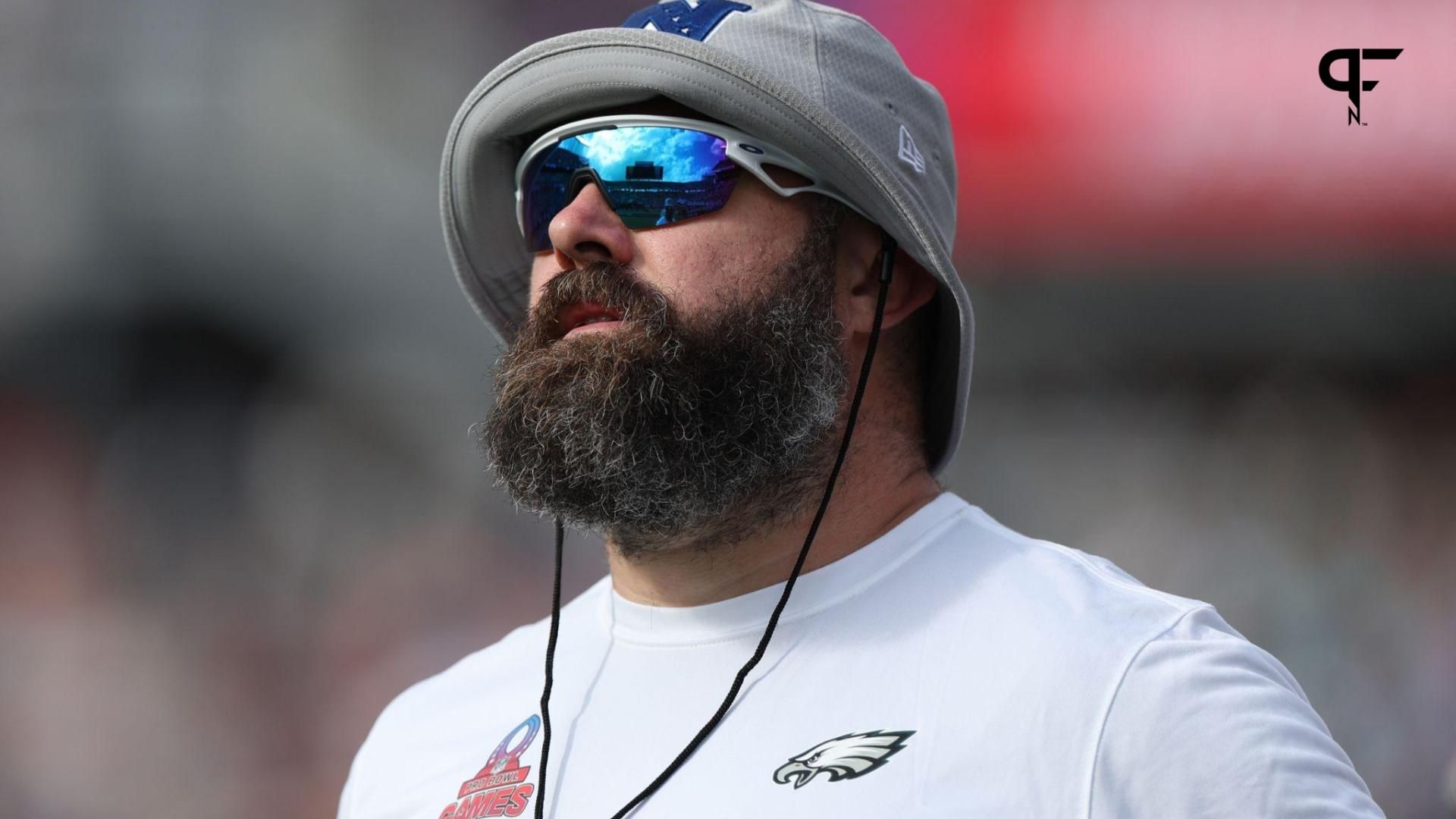 NFC center Jason Kelce (62) of the Philadelphia Eagles during the 2024 Pro Bowl at Camping World Stadium.