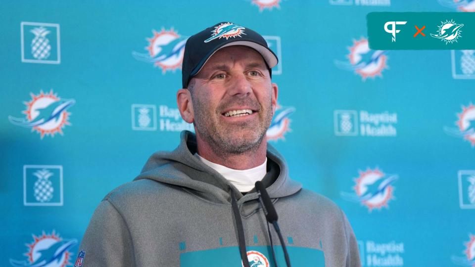 Miami Dolphins special teams coordinator Danny Crossman at press conference at the PSD Bank Arena.