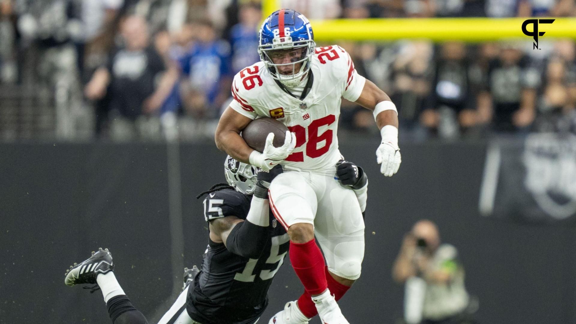 New York Giants RB Saquon Barkley.