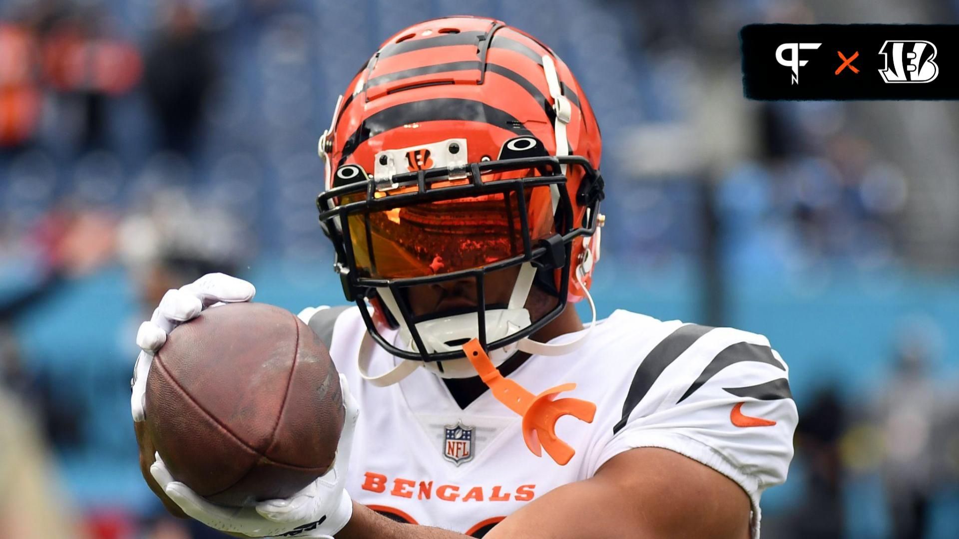 Cincinnati Bengals wide receiver Tyler Boyd (83) warms up before the game against the Tennessee Titans at Nissan Stadium.