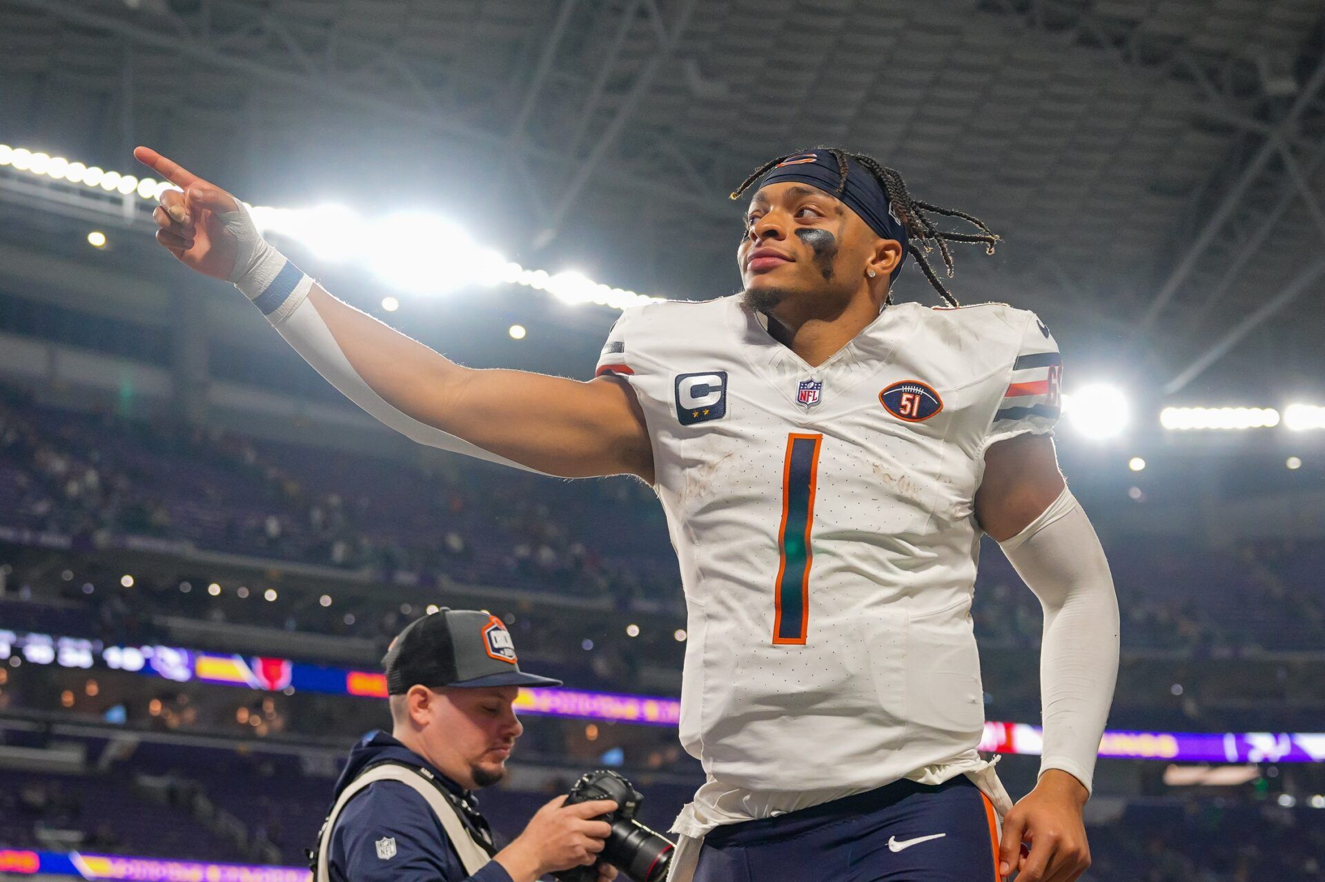 Chicago Bears QB Justin Fields.