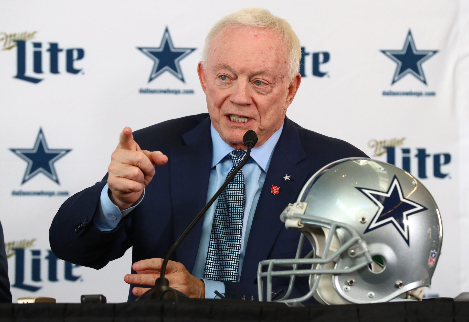 Dallas Cowboys owner Jerry Jones.