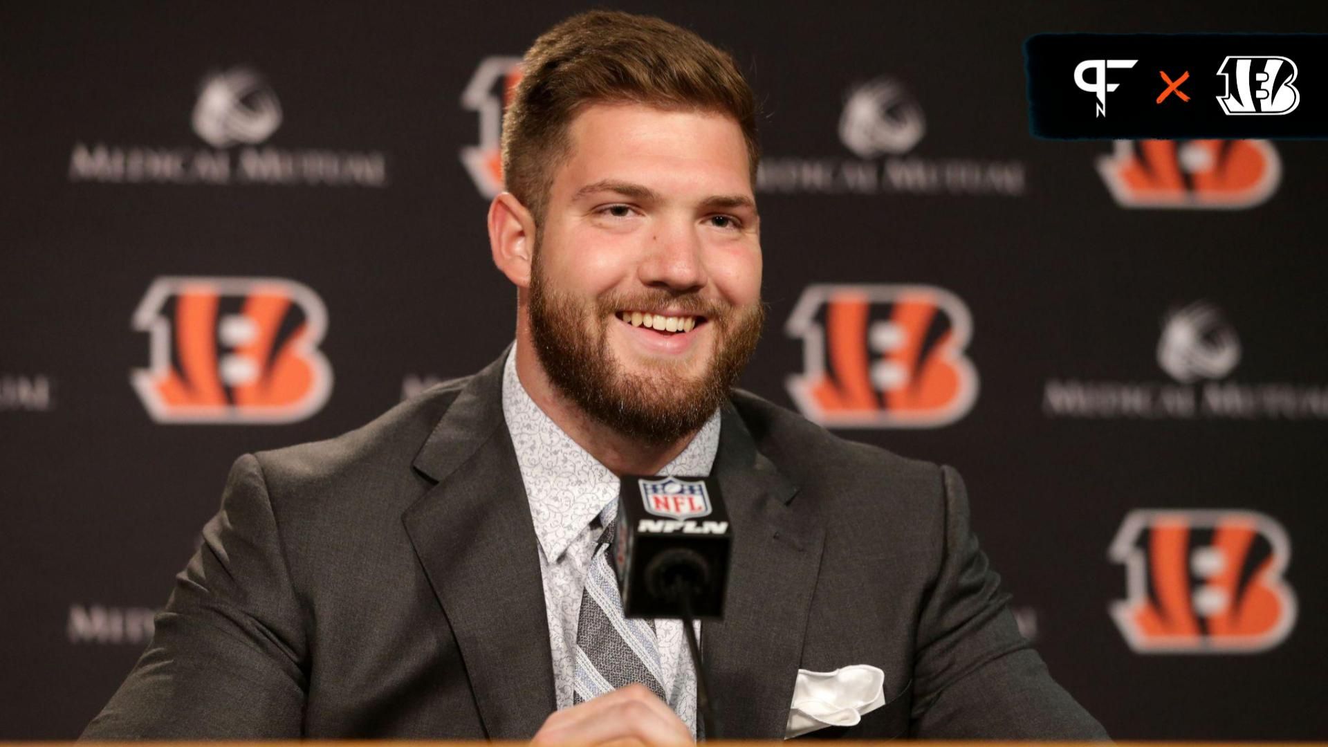 Bengals 2019 first-round pick Jonah Williams is introduced on Friday at Paul Brown Stadium.