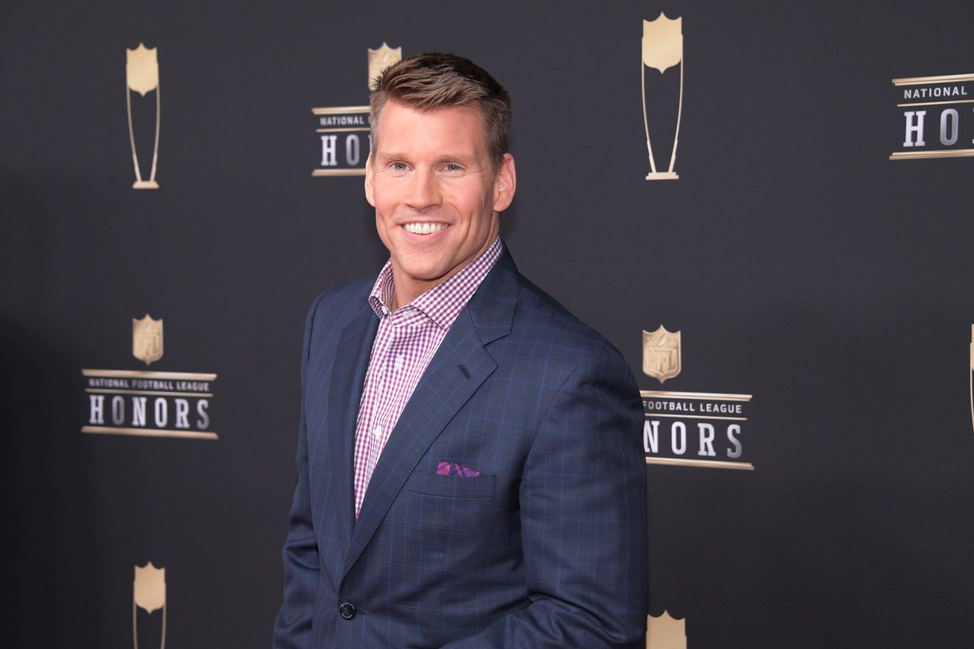 Scott Hanson during red carpet arrivals for the NFL Honors show at the Fox Theatre.