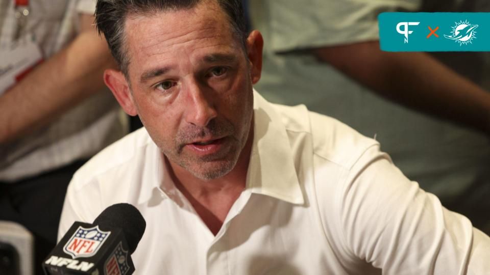 San Francisco 49ers head coach Kyle Shanahan speaks to the media during the NFL annual league meetings at the JW Marriott.