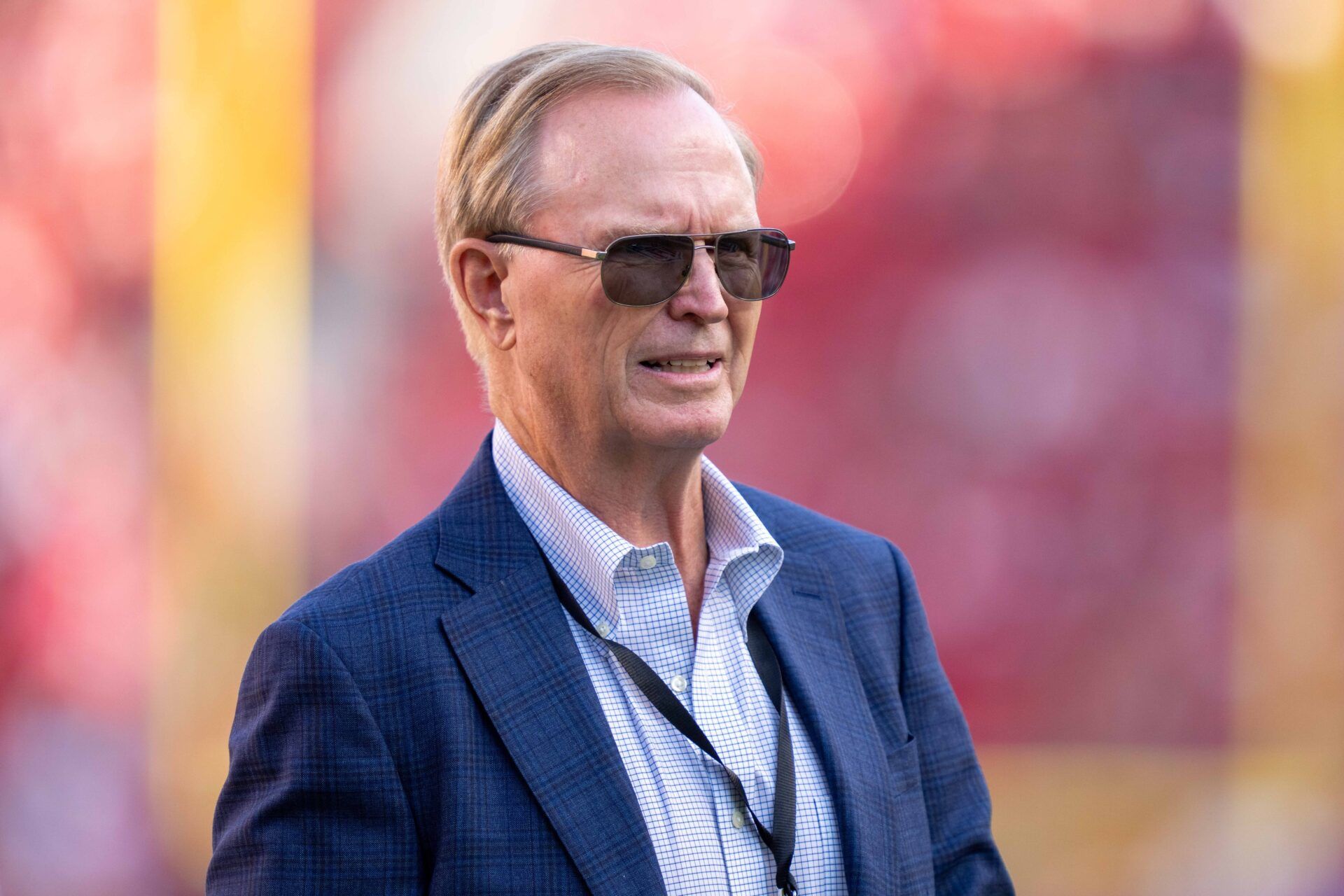 New York Giants co-owner John Mara before the game against the San Francisco 49ers at Levi's Stadium.