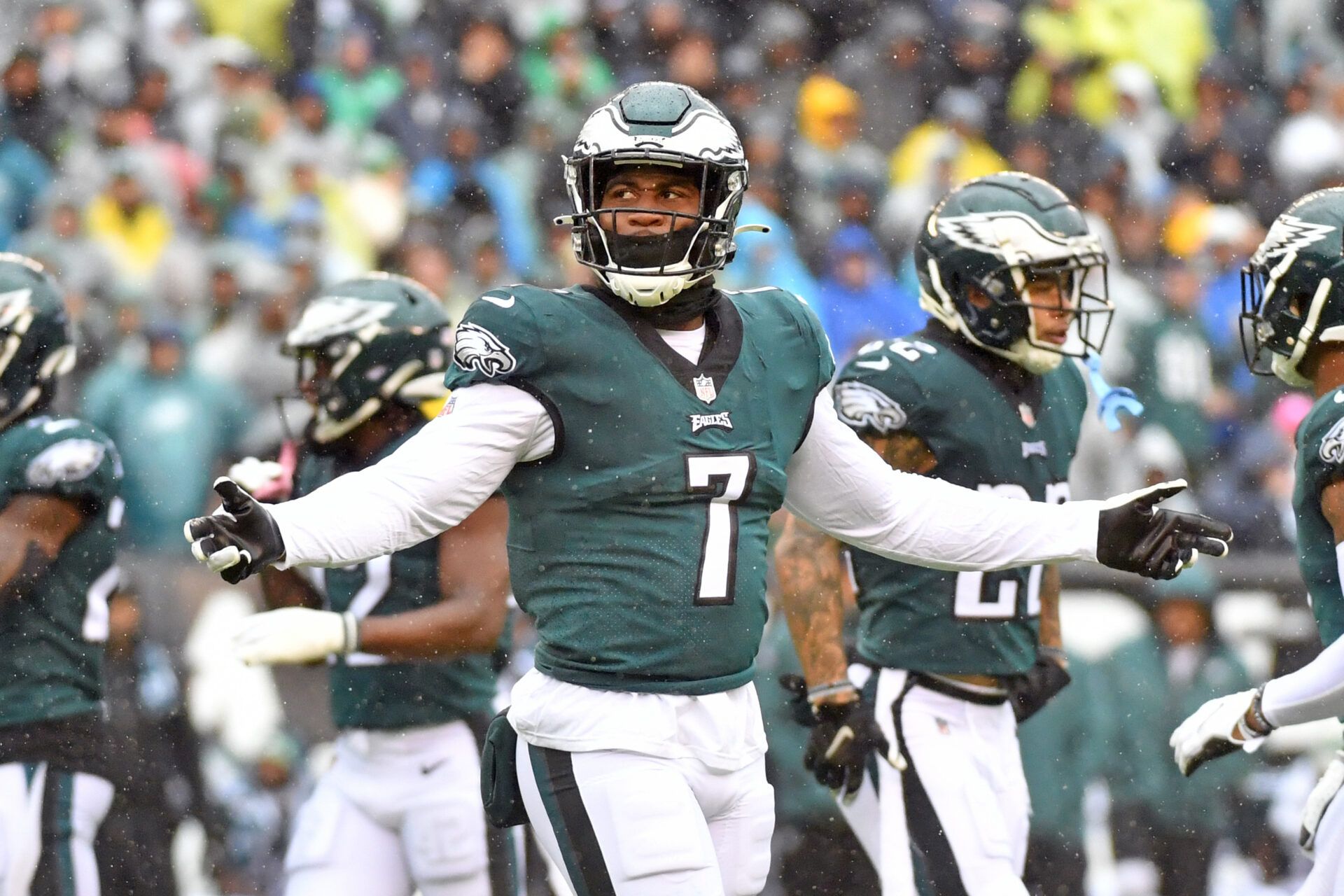 Philadelphia Eagles linebacker Haason Reddick (7) against the Philadelphia Eagles at Lincoln Financial Field.