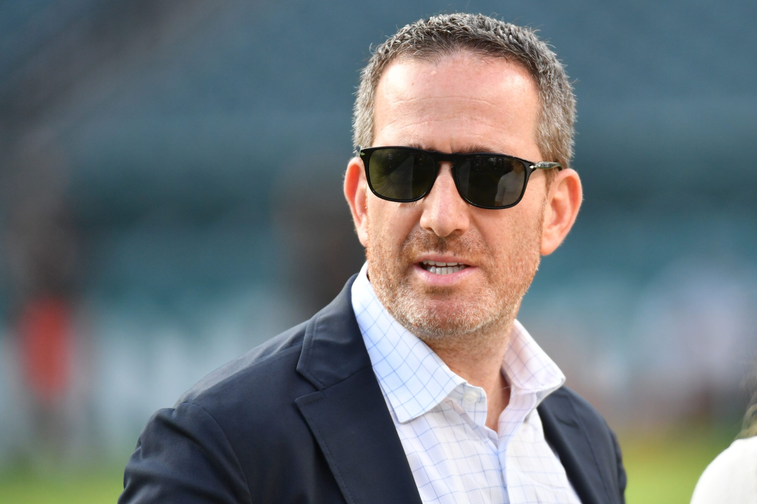 Philadelphia Eagles general manager Howie Roseman against the Cleveland Browns at Lincoln Financial Field.