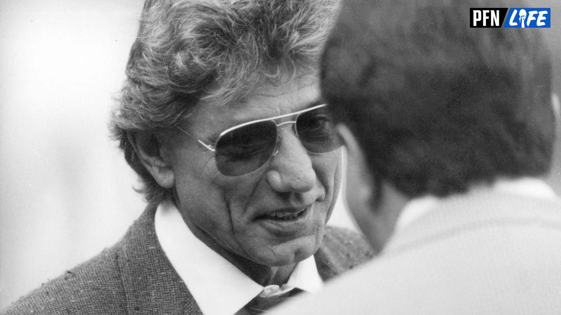 Former NY Jet Joe Namath attends the Jets game against the New York Giants at Giants Stadium in East Rutherford, N.J., on August 22, 1992