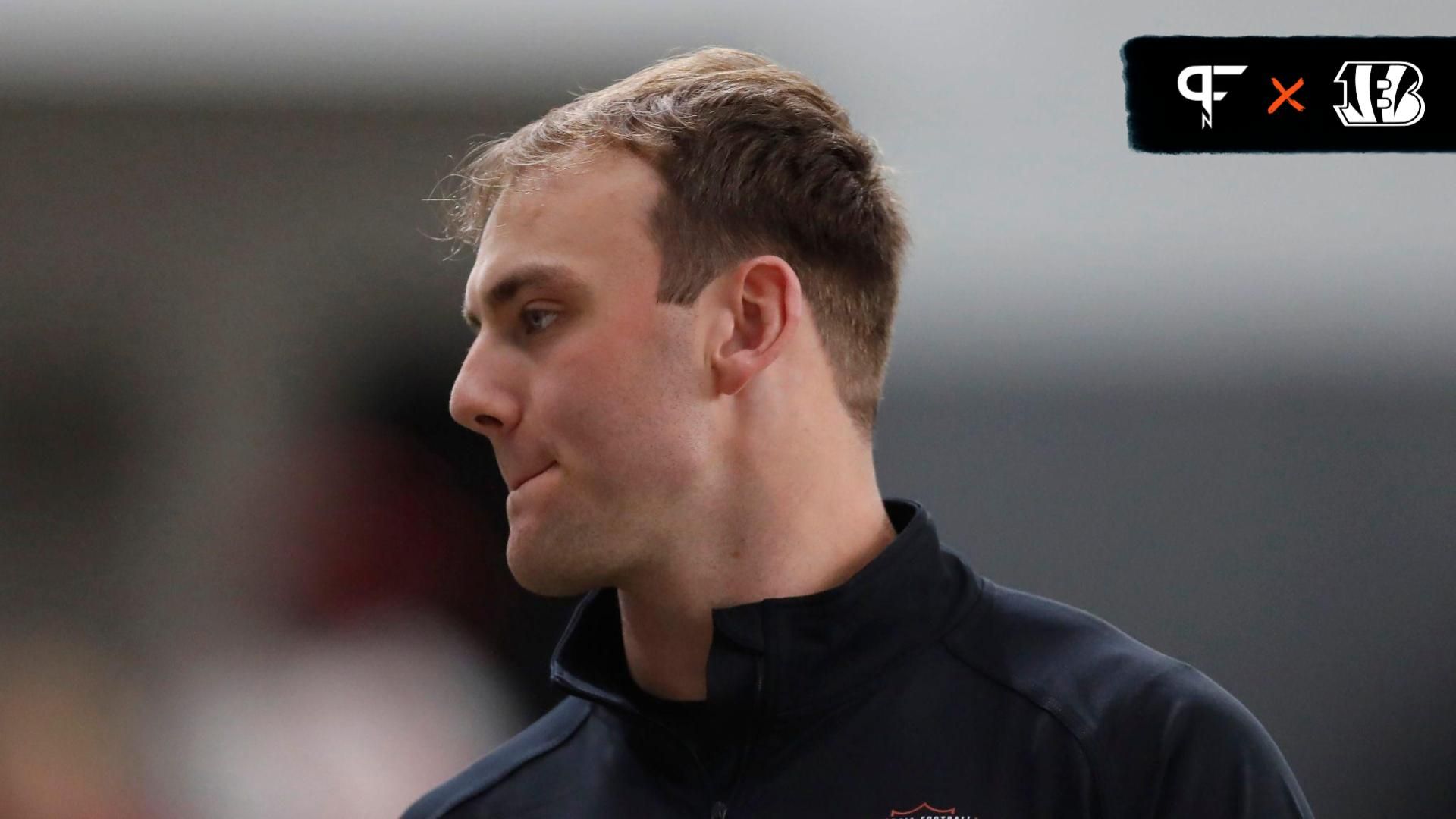 Georgia tight end Brock Bowers looks on during Georgia football's Pro Day in Athens, Ga., on Wednesday, March 13, 2024.