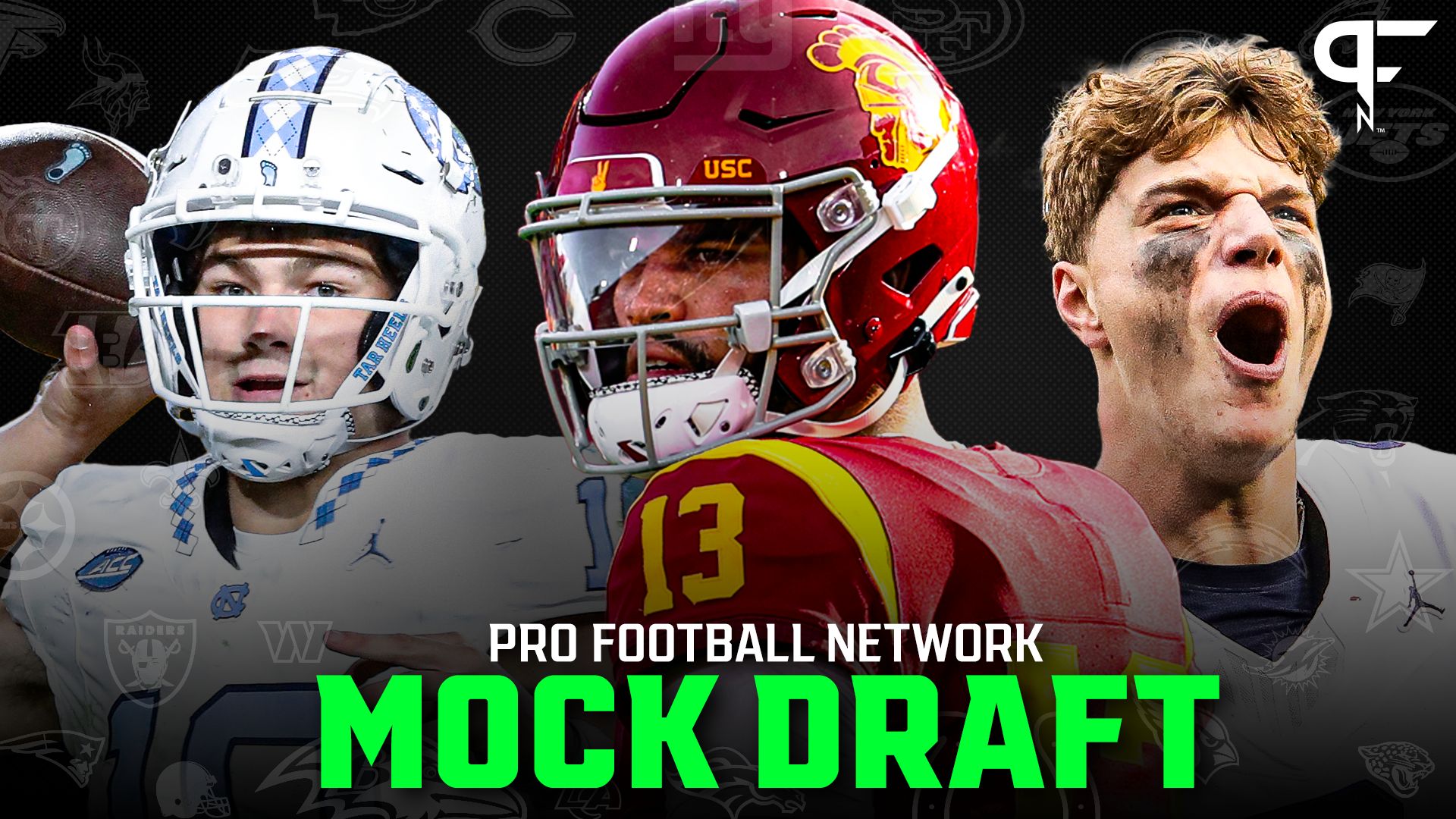 Big Trades Send Drake Maye to Minnesota, J.J. McCarthy Joins Las Vegas in Joe Broback's Latest 3-Round 2024 NFL Mock Draft