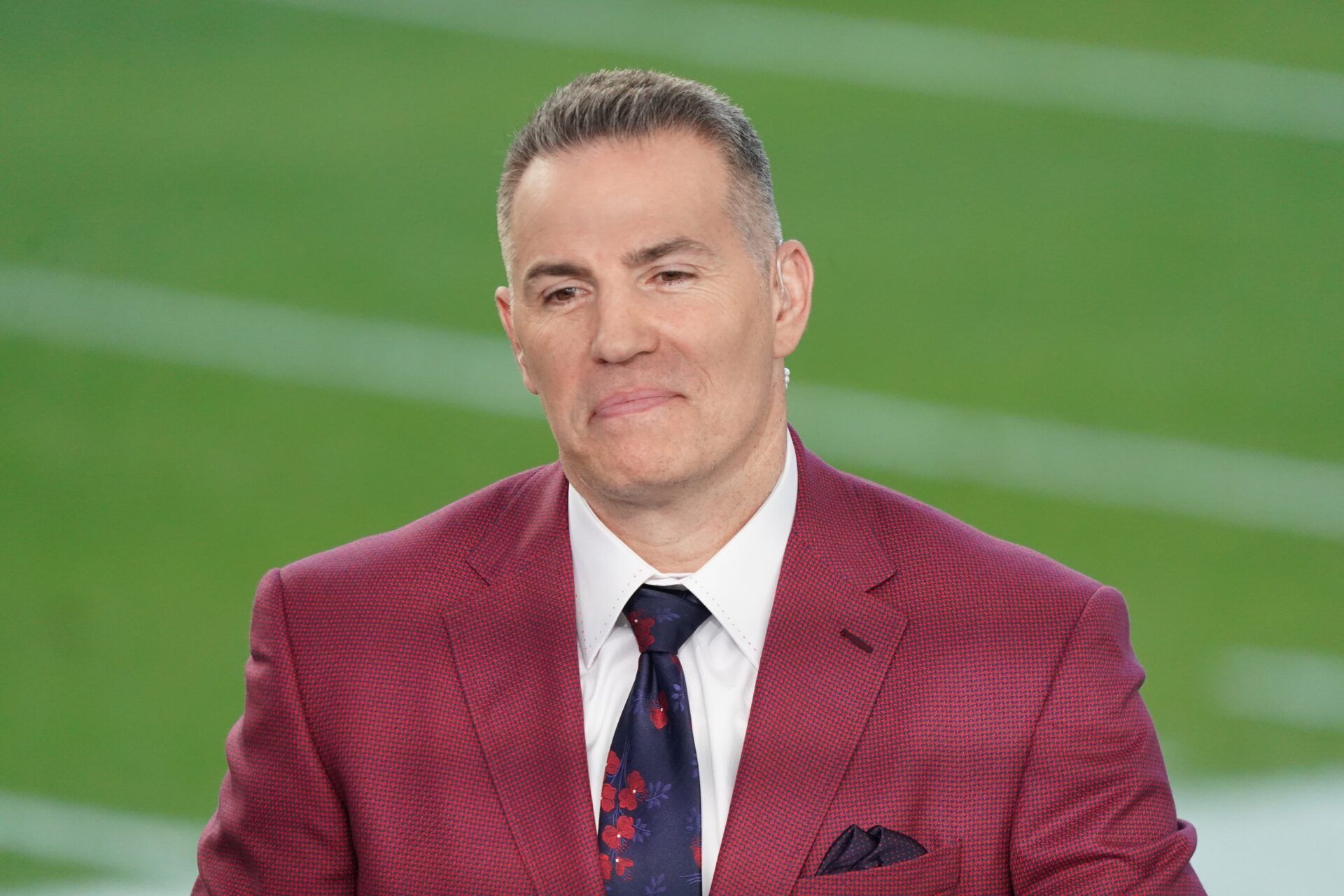 Kurt Warner of the NFL Network prior to the Super Bowl LIV at Hard Rock Stadium. Mandatory Credit: Kirby Lee-USA TODAY Sports