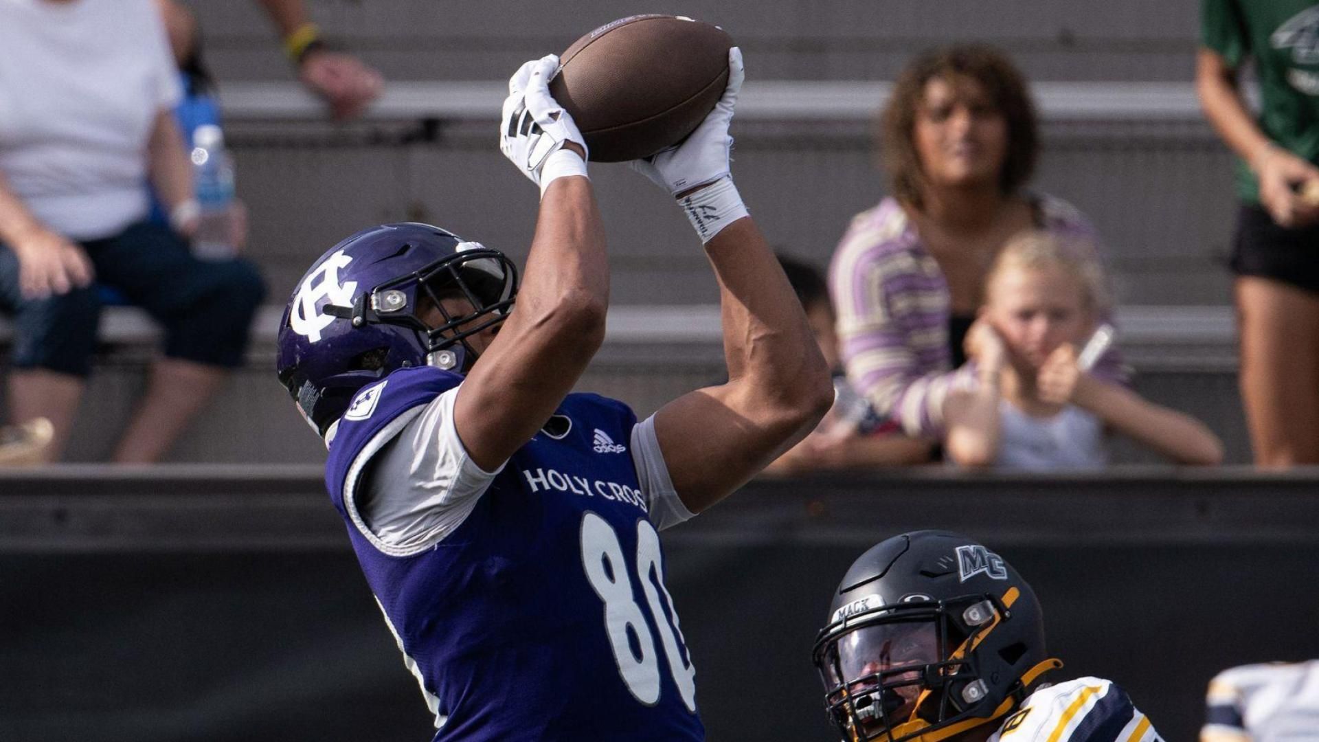 Former Holy Cross WR Jalen Coker ranks among the NFL UDFAs with the best chance to make a roster in 2024.