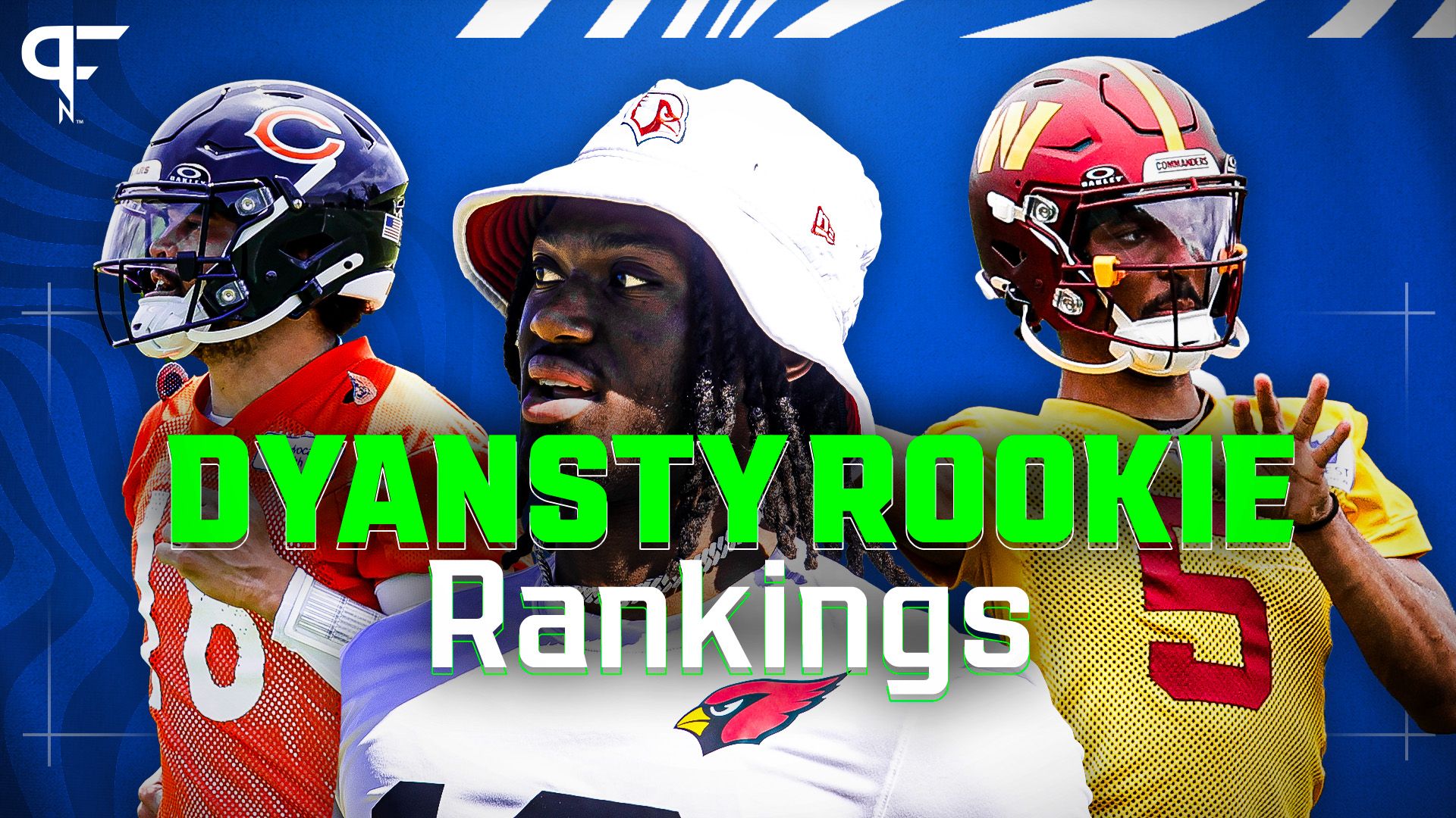 Dynasty Rookie Rankings 2024: How do Caleb Williams, Marvin Harrison Jr., and Malik Nabers Rank?