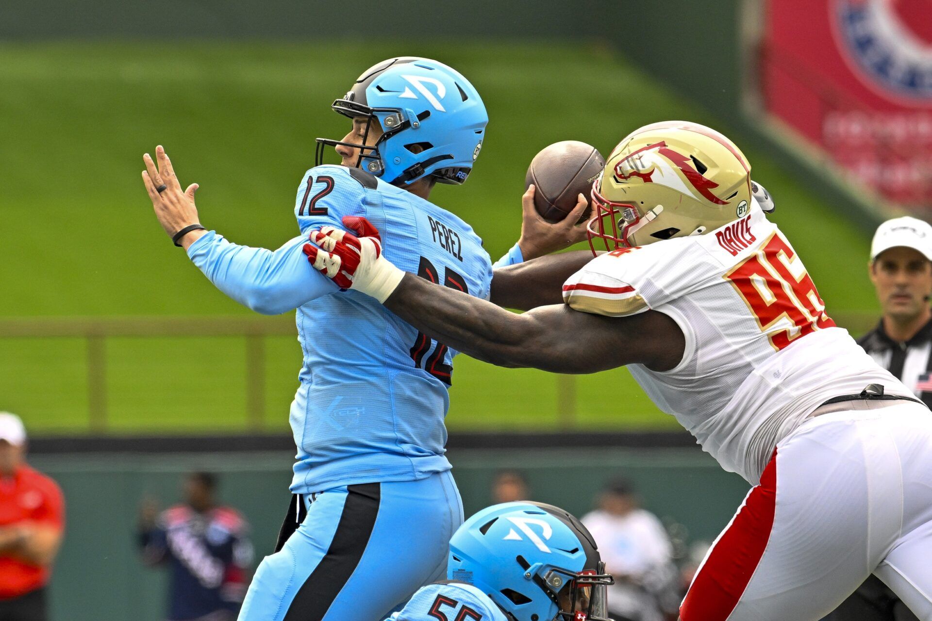 Having helped the Birmingham Stallions reach the 2024 UFL Championship Game, could DL Carlos Davis (96) find himself in the NFL later this year?
