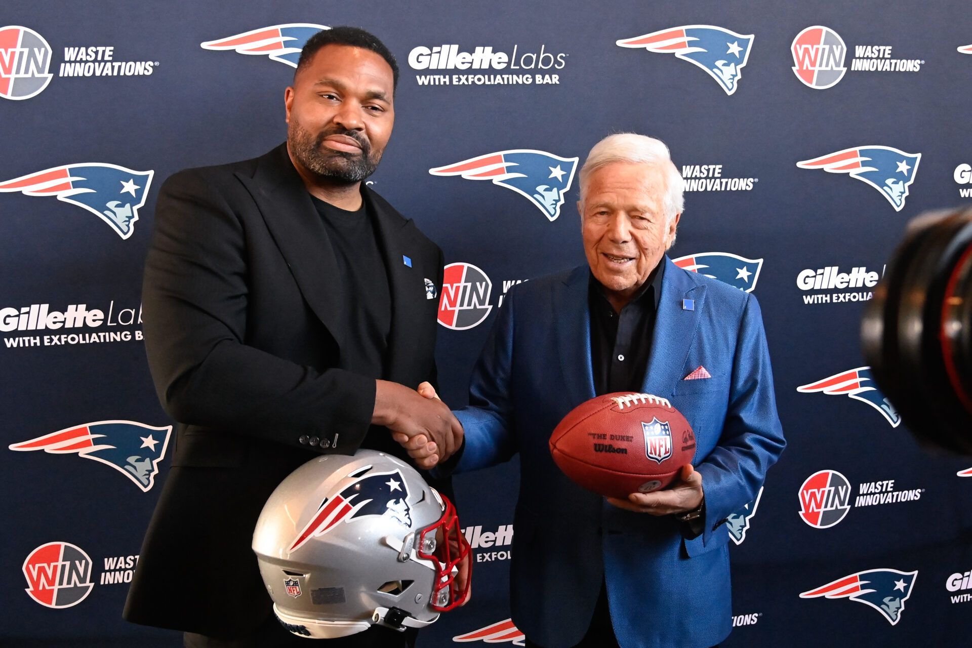 Learn more about who is on the New England Patriots coaching staff with first-year head coach Jerod Mayo.