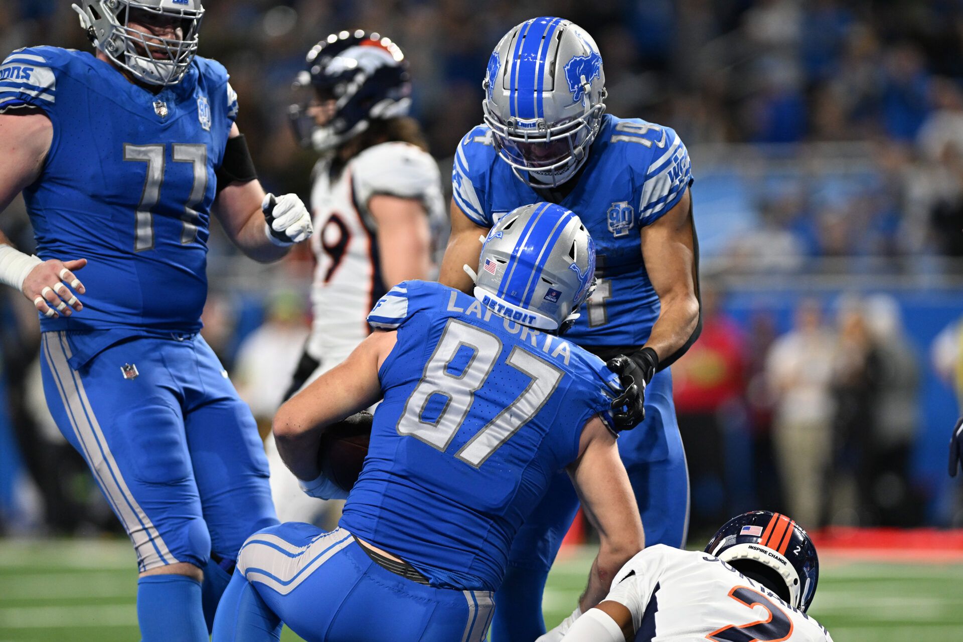 Nineteen players under 25 years old made Pro Football Network's NFL Top 100; where do young stars like Detroit Lions duo Sam LaPorta and Amon-Ra St. Brown rank?