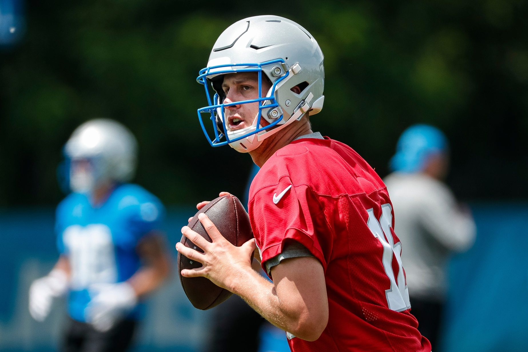 Detroit Lions QB Jared Goff (16) and QB Kirk Cousins were among the top names to be snubbed from the PFN NFL Top 100.