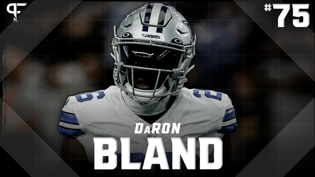 DaRon Bland of the Dallas Cowboys ranks No. 75 in Pro Football Network's Top 100.