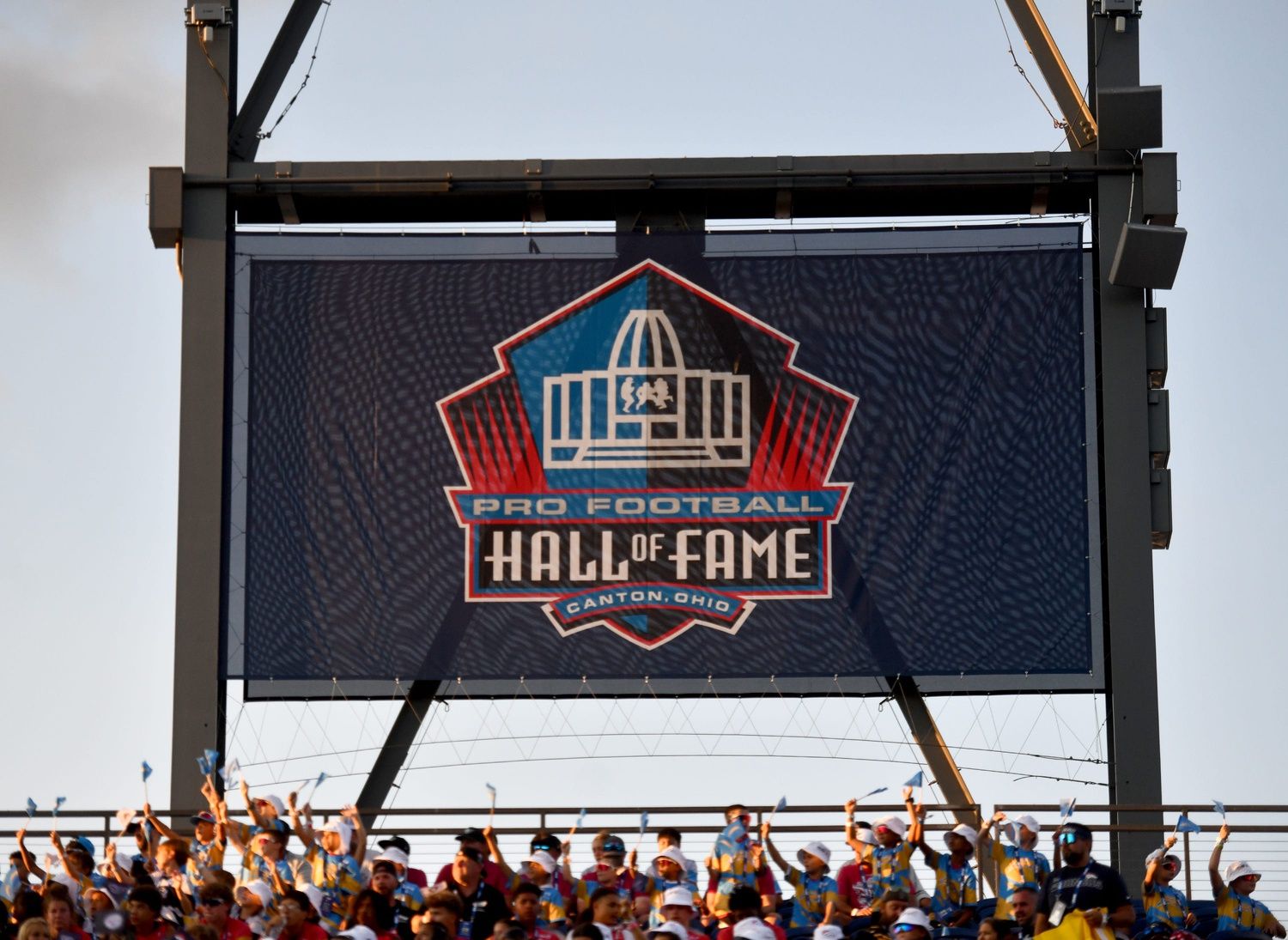 2024 NFL Flag Championships opening ceremony at Tom Benson Hall of Fame Stadium. Thursday, July 18, 2024.