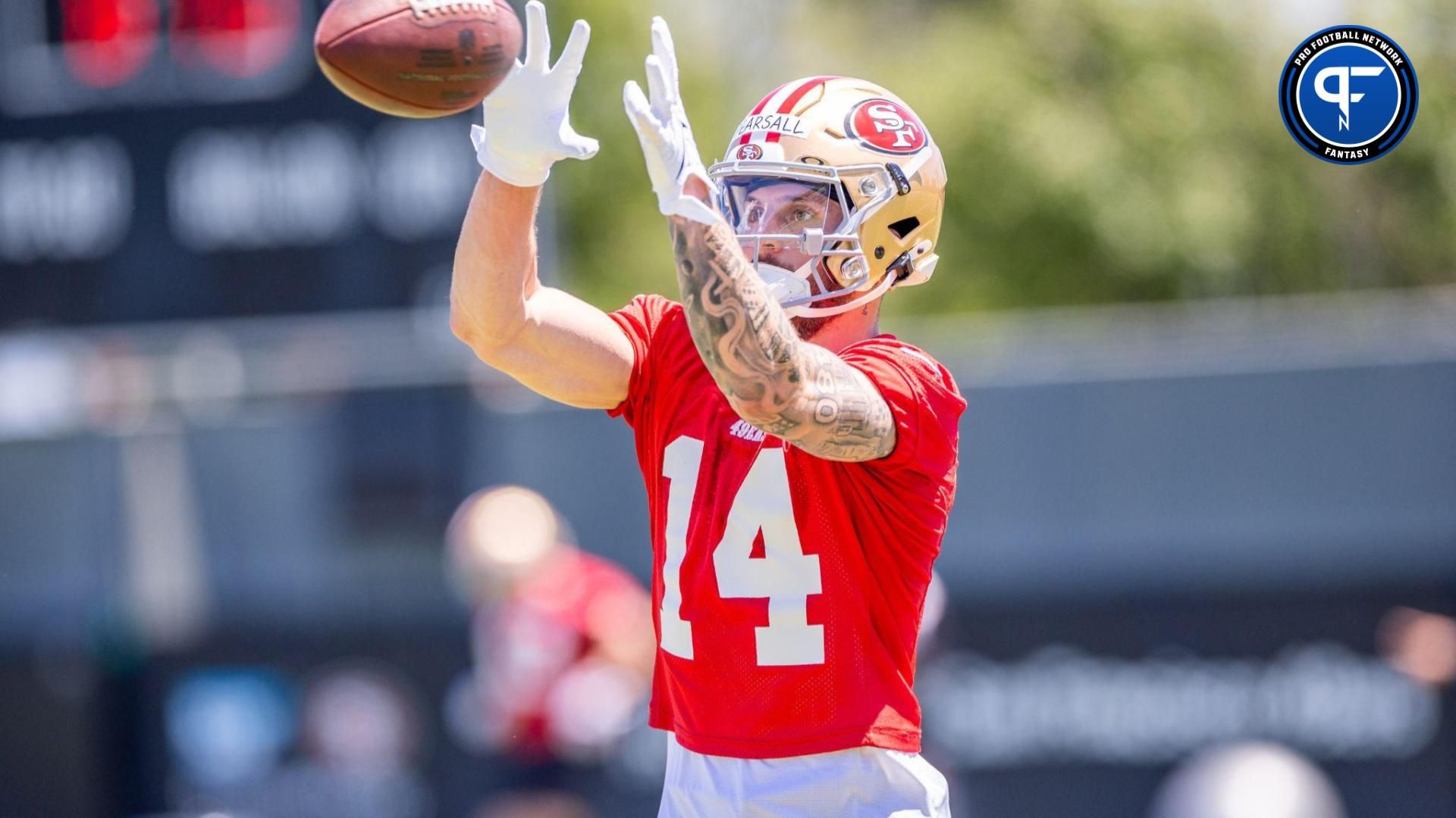 The 49ers offense is already overcrowded. Is there any room for rookie WR Ricky Pearsall to make a fantasy impact? What is his projection?