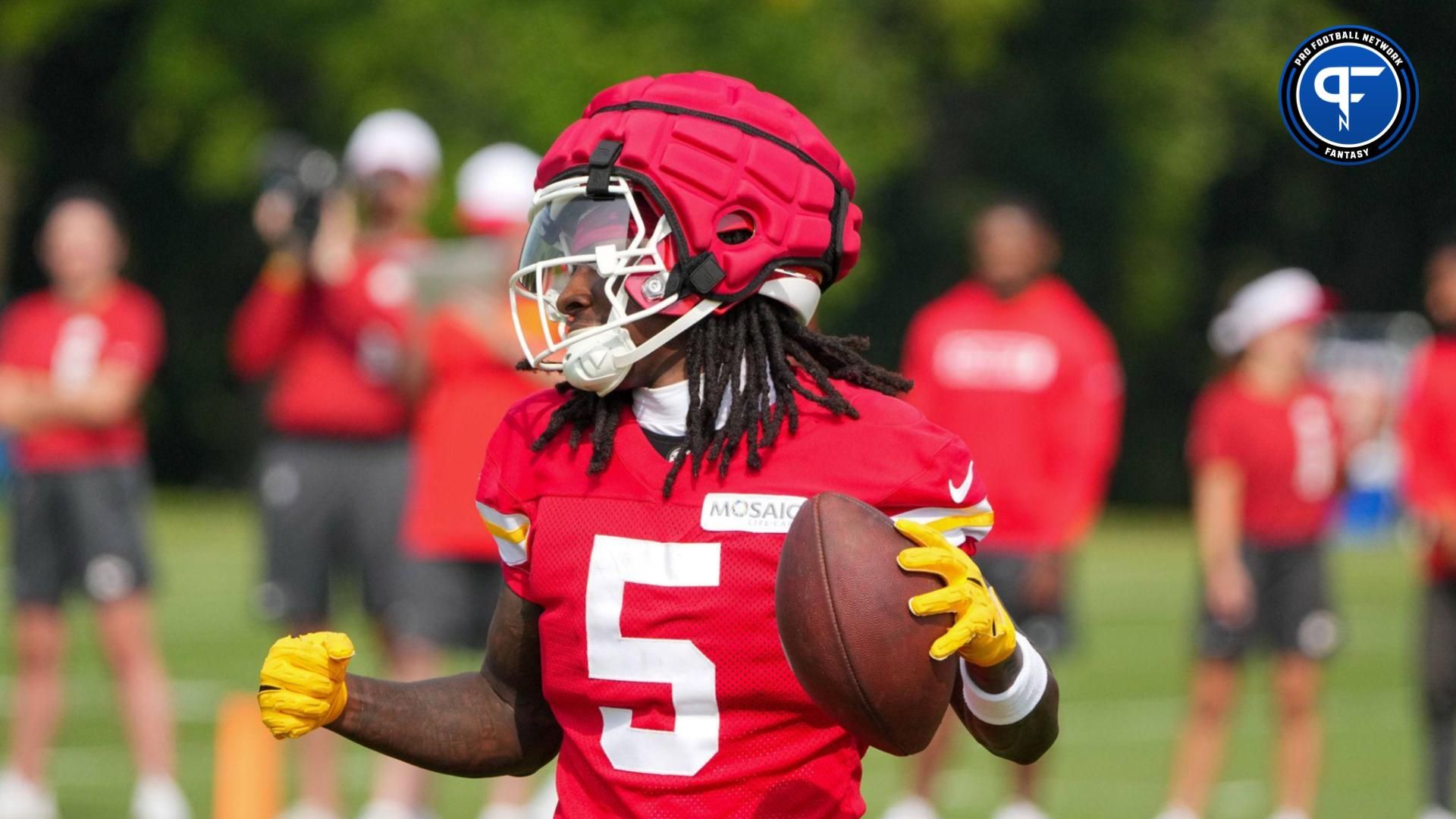 Could Hollywood Brown be in for his best season playing with Patrick Mahomes on the Chiefs? What is the WR's fantasy projection?