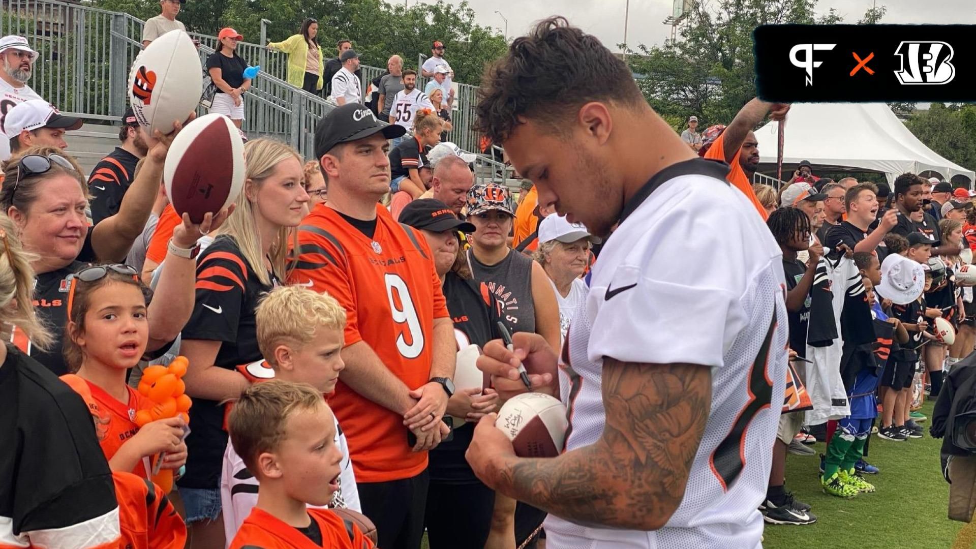 The Bengals cleared rookie Erick All Jr. to practice nine months after an ACL tear, adding more competition to a crowded, talented tight end group.