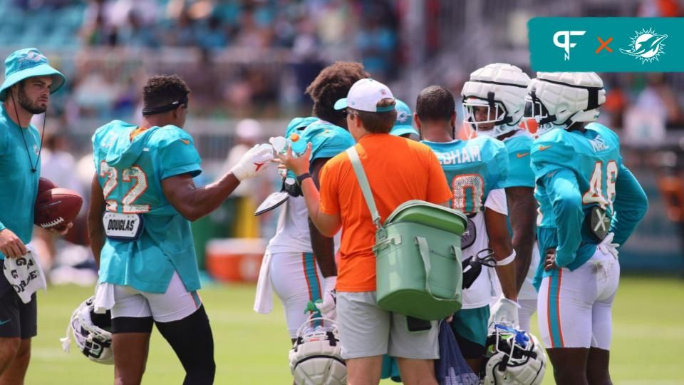 The Miami Dolphins' Tuesday practice was by far their most physical of training camp, with full-contact short-yard reps and a fight.