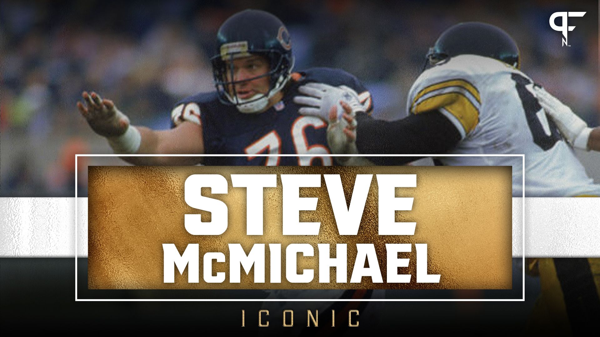 Steve McMichael as a member of the Chicago Bears