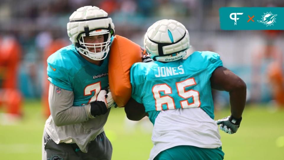 The Miami Dolphins had significant questions about their offensive line even before Wednesday's injury to Aaron Brewer. What does that mean for Liam Eichenberg?