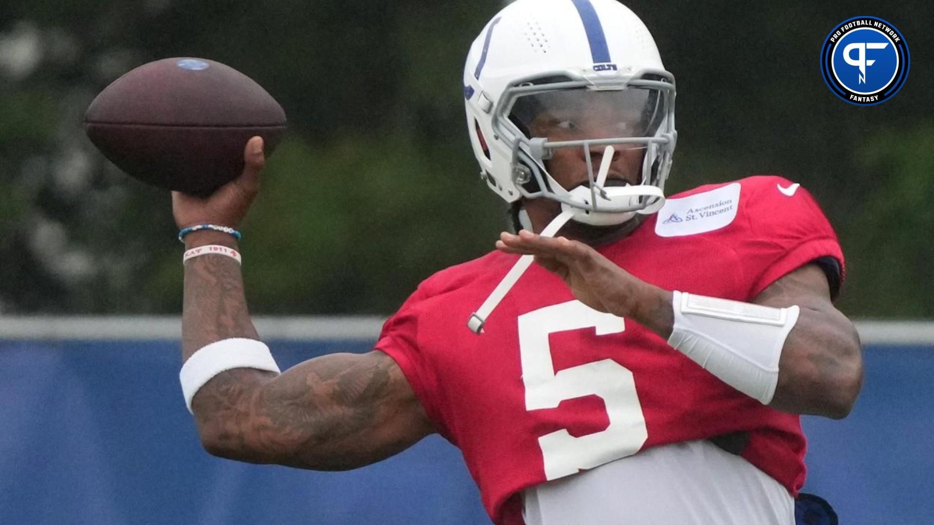 Where does Indianapolis Colts QB Anthony Richardson land on the 2024 fantasy qb rankings?