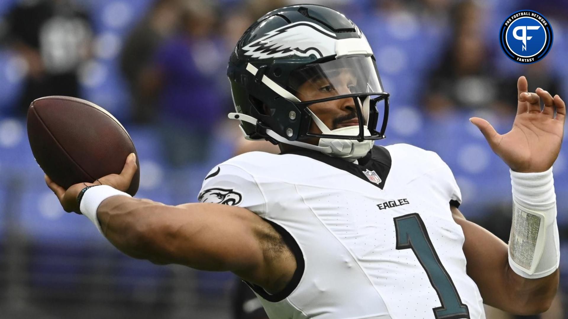 Where does Philadelphia Eagles QB Jalen Hurts (1) land in 2024 fantasy football quarterback rankings?