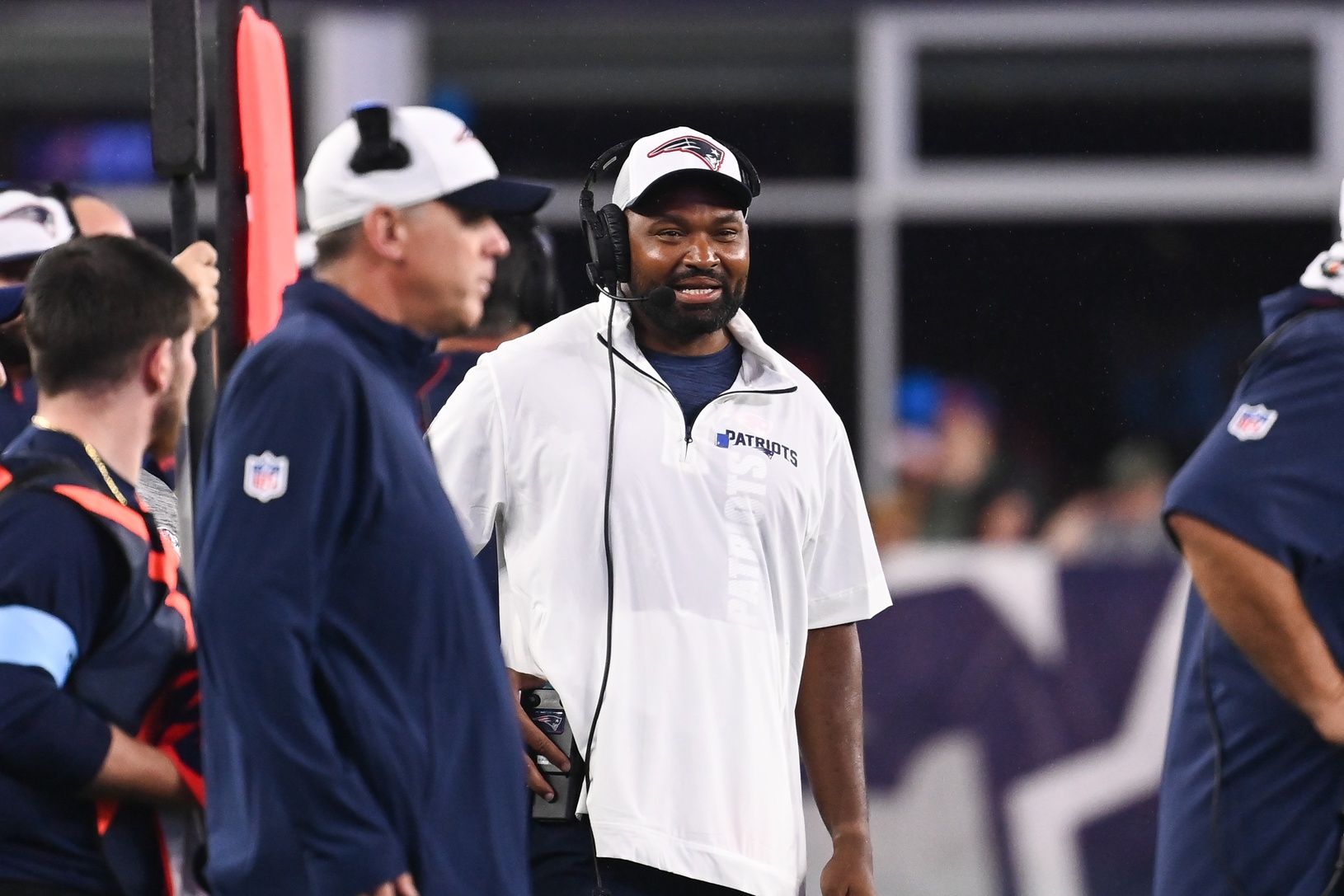 What is the salary of New England Patriots head coach Jerod Mayo?