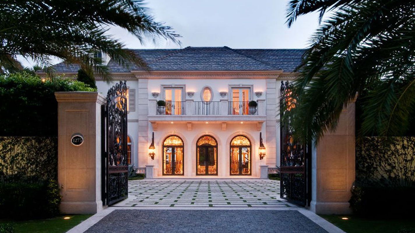 Jeffrey Lurie's $66 million estate in Palm Beach, Florida.