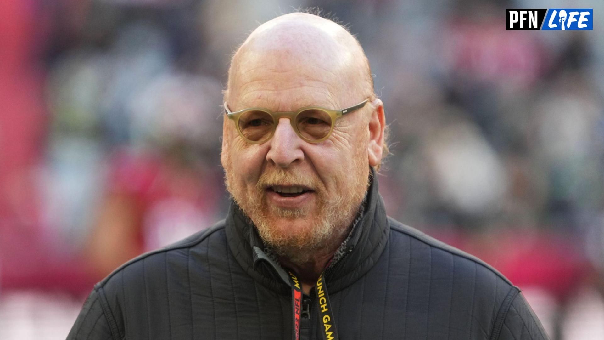 Tampa Bay Buccaneers owner Edward Glazer watches during an NFL International Series game against the Seattle Seahawks at Allianz Arena. Mandatory Credit: Kirby Lee-USA TODAY Sports