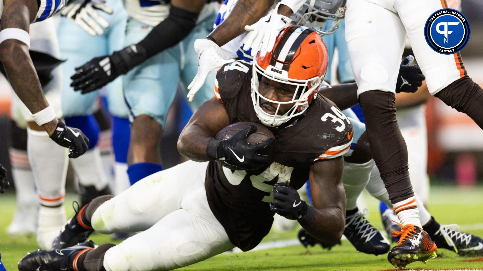 After puzzling offensive debuts from the Bears and Browns to start the season, should you start Jerome Ford or D'Andre Swift in fantasy football in Week 2?