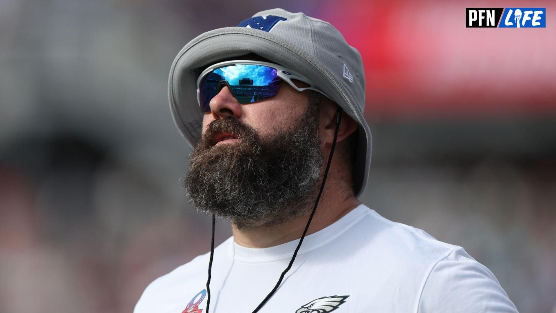 NFC center Jason Kelce (62) of the Philadelphia Eagles during the 2024 Pro Bowl at Camping World Stadium. Mandatory Credit: Nathan Ray Seebeck-Imagn Images